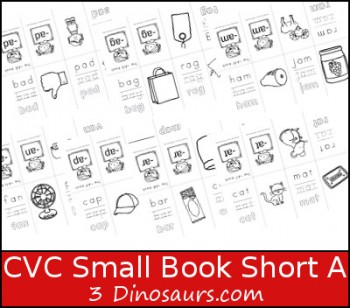 FREE Short a Word Family Books