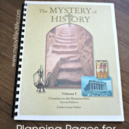 FREE Mystery of History Planning pages