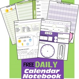 FREE Daily Calendar Notebook