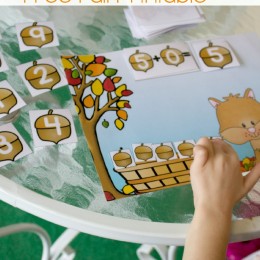 FREE Adding to 10 Fall Printables