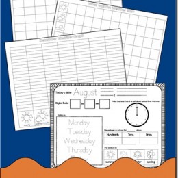 FREE Daily Kindergarten Calendar