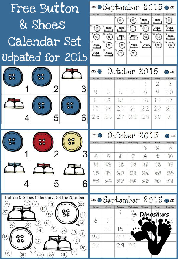 FREE Calendar Set 2015