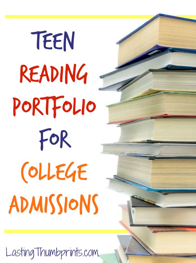 Track Teen Reading for College Admissions