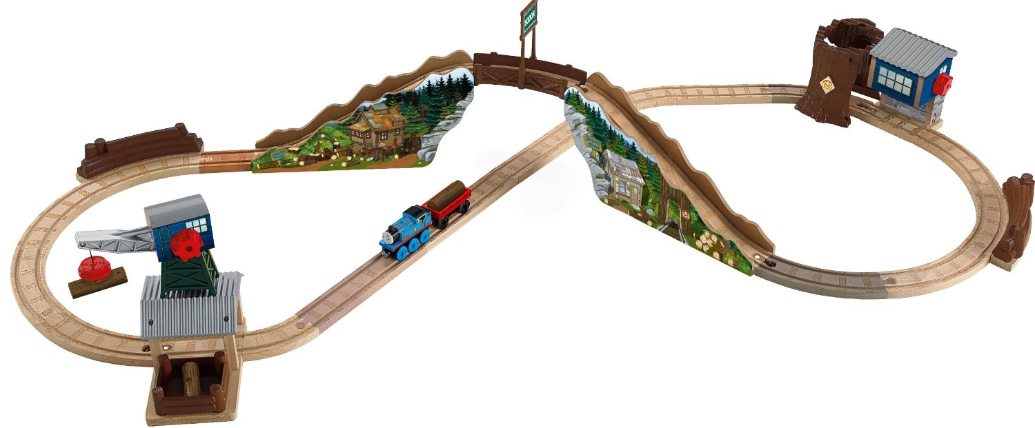 Thomas Deluxe Figure 8 Wooden Railway Set Only $62! (50% Off!)