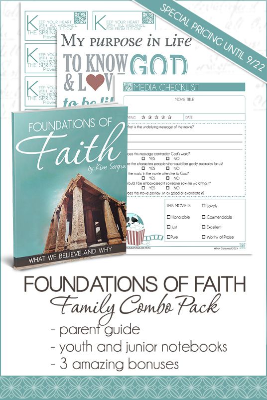 foundatiosn of faith deal