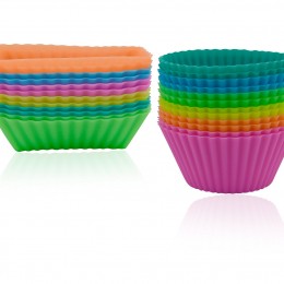 Freshware 24 Pack Silicone Baking Cups Only $9.99!