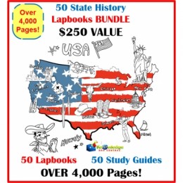 50 State History Lapbook Bundle Only $36! (Reg. $250!)