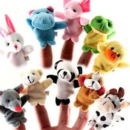 10 Piece Animal Finger Puppet Set Only $4.46 + Free Shipping!