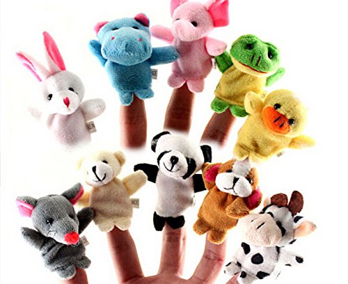 10 Piece Animal Finger Puppet Set Only $4.46 + Free Shipping!