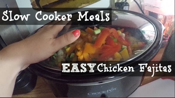 Slow Cooker Chicken Fajitas