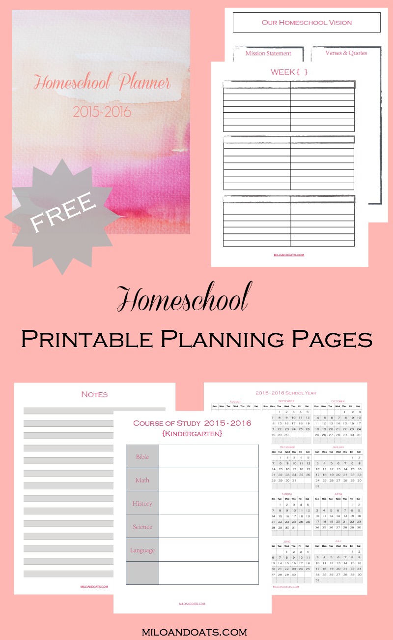 FREE Planning pages