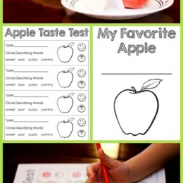 FREE Apple Taste Printables