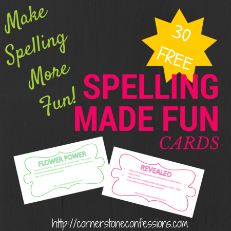 FREE Spelling Printables