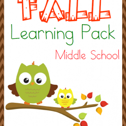 FREE Middle School Learning Pack