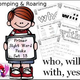 FREE Sight Word Pack