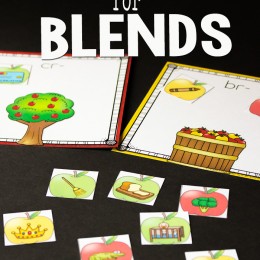 Make phonics seasonal with these FREE Apple Themed Sorting Blends Printables! #fhdhomeschoolers #freehomeschooldeals #fallresources #phonics #homeschoolers