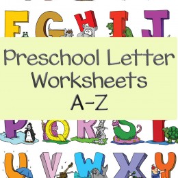 FREE Preschool Letter Worksheets