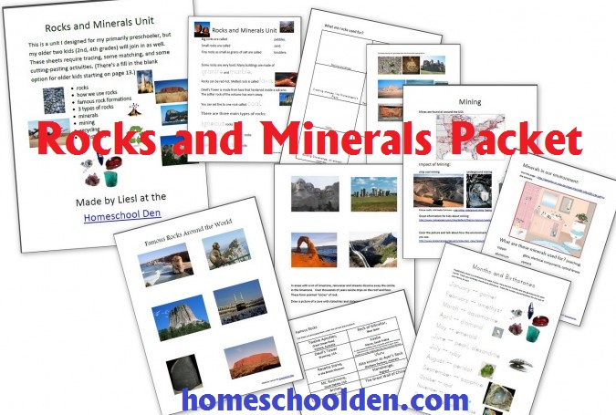 FREE Rocks and Minerals Pack