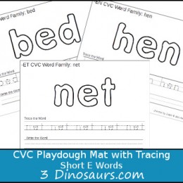 FREE Play Dough Mats
