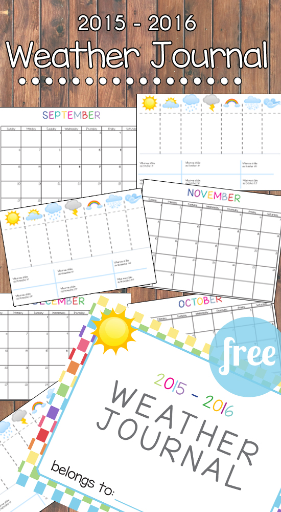 FREE Weather Printables