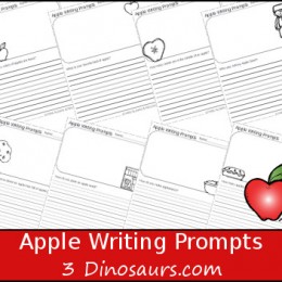 FREE Apple Themed Writing Prompts