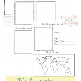 FREE Biography Worksheets