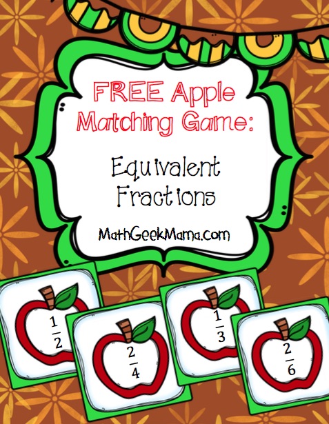 FREE Apple Matching Game