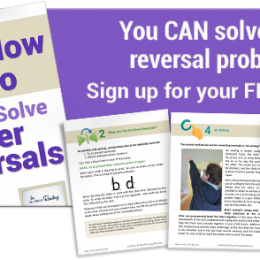 How to Solve Letter Reversal Problems