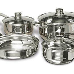 Concord 7 Piece Stainless Steel Cookware Set Only $33! (Reg. $90!)