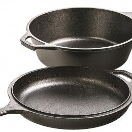 Lodge Pre-Seasoned 3 Quart Cast Iron Combo Cooker Only $26.69!