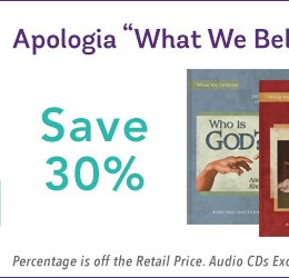 30% Off Apologia "What We Believe" Curriculum