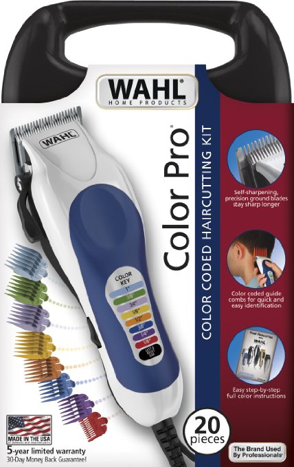 Wahl 20 Piece Haircutting Kit Only $17! 