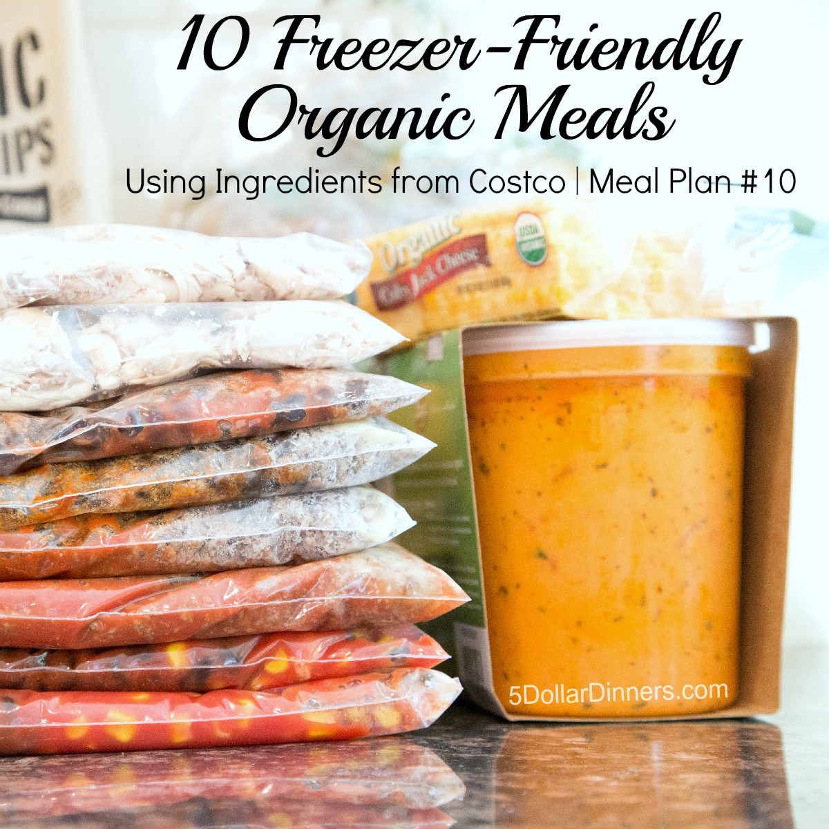 NEW Organic Meal Plan - 10 Organic Meals from Costco for $100