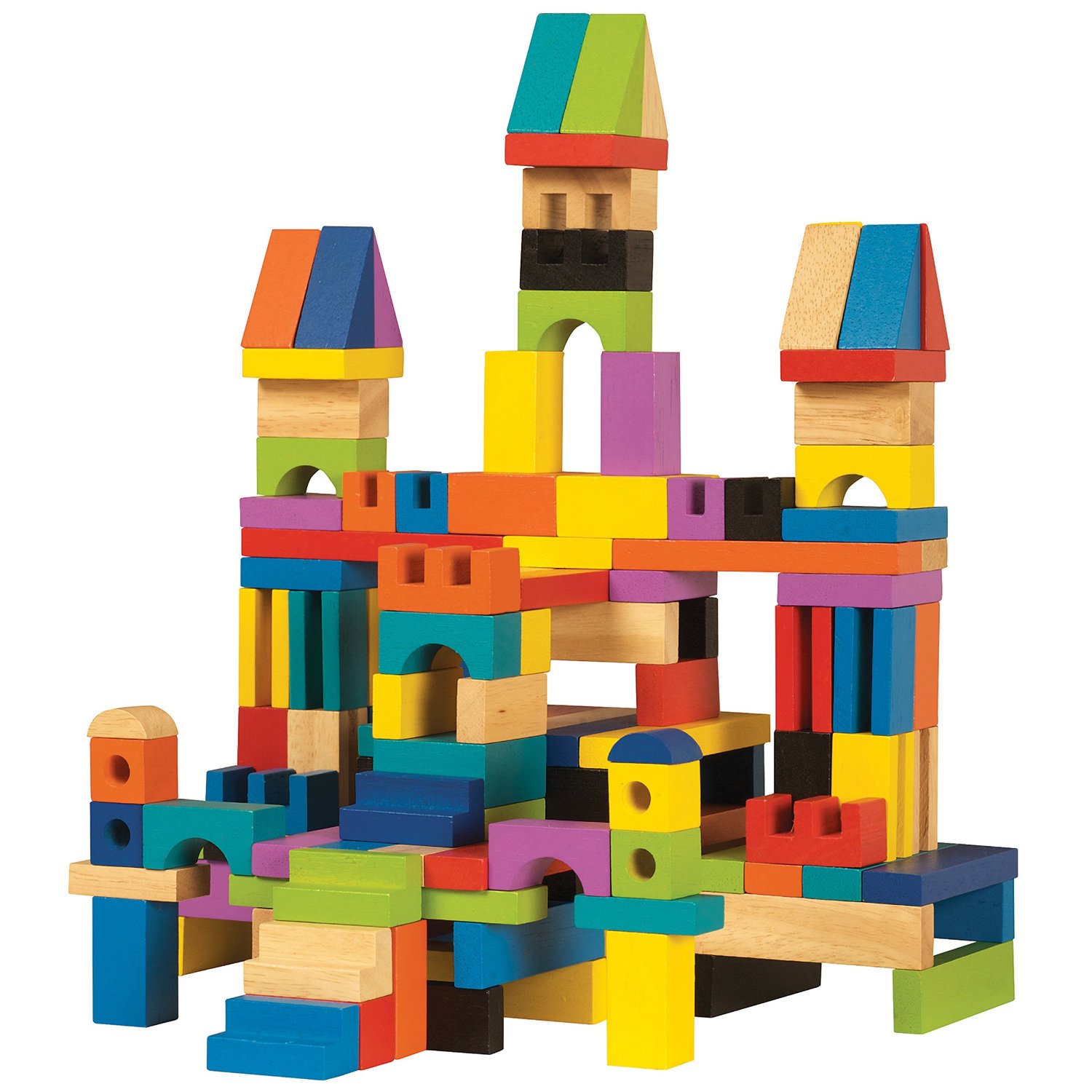 ArchiQuest Master Builder Wooden Block Set Only $24.99! (136 Pieces!)