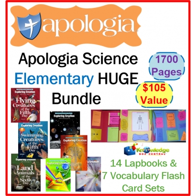 Apologia Science Elementary Lapbook Bundle Only $24.29! (Reg. $105!)