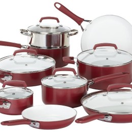 Pure Living Nonstick Ceramic Cookware Set Only $100 - Today Only!