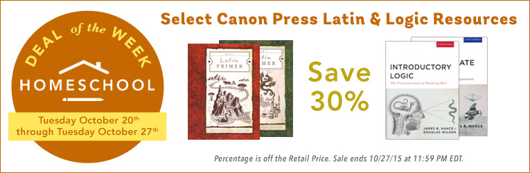 30% Off Select Canon Press Latin & Logic Resources