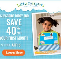40% Off Little Passports 1st Month Subscription