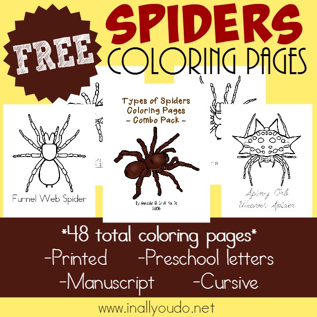 FREE Spider Pages