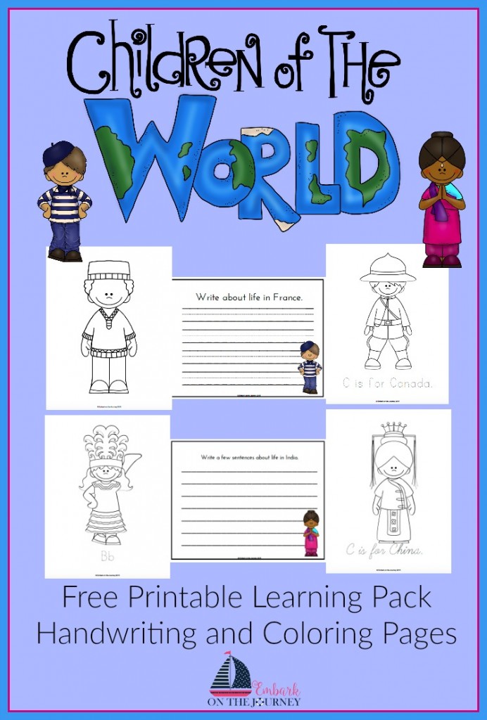 FREE Children of the World Printables