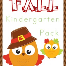 FREE Fall Kindergarten pack