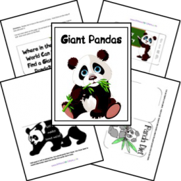 FREE Panda Lapbook