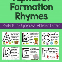 FREE Rhyme Formation Printables