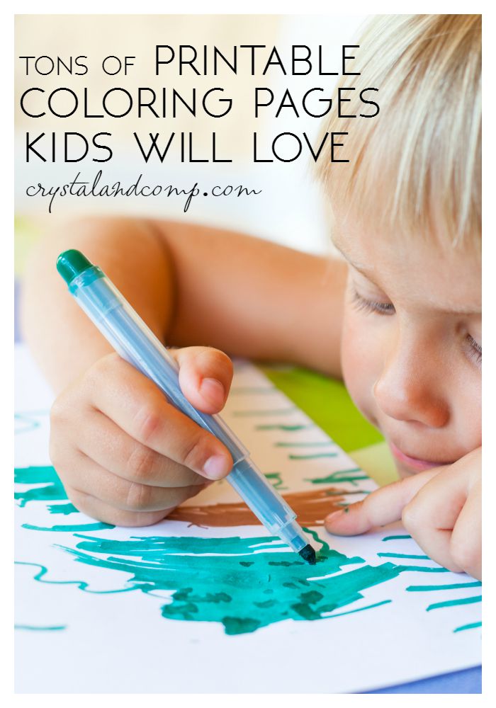 FREE Kids Coloring Pages