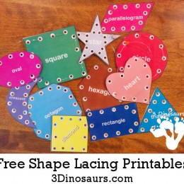 FREE Lace Shape Sewing Printables