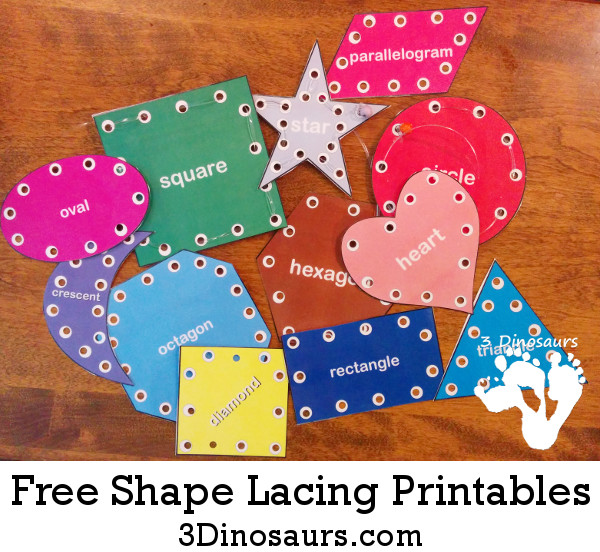 FREE Lace Shape Sewing Printables