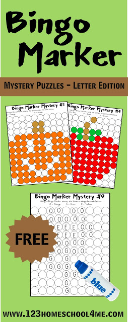 FREE Bingo Marker Pages