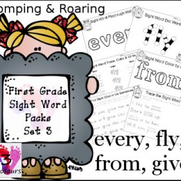 FREE First Grade Sight Words