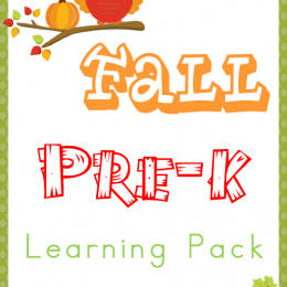 FREE Fall PreK Worksheets