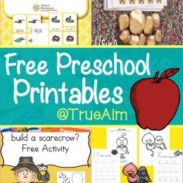 FREE Preschool Printables